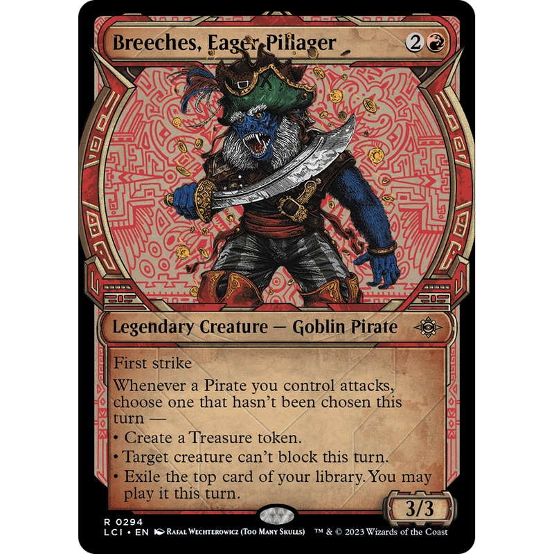 Breeches, Eager Pillager (LCI-294) - The Lost Caverns of Ixalan: (Showcase) Foil