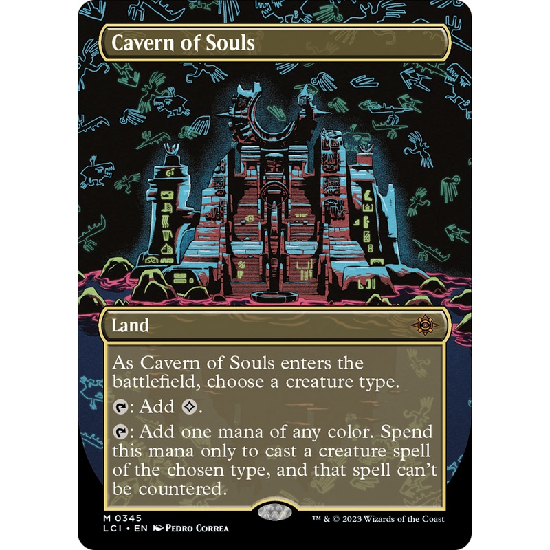 Cavern of Souls (LCI-345) - The Lost Caverns of Ixalan (Borderless) Foil