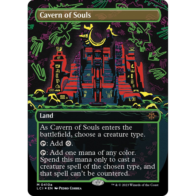 Cavern of Souls (LCI-410A) - The Lost Caverns of Ixalan (Borderless) Foil