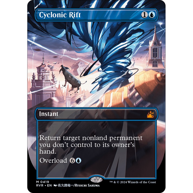 Cyclonic Rift (RVR-419) - Ravnica Remastered (Borderless)