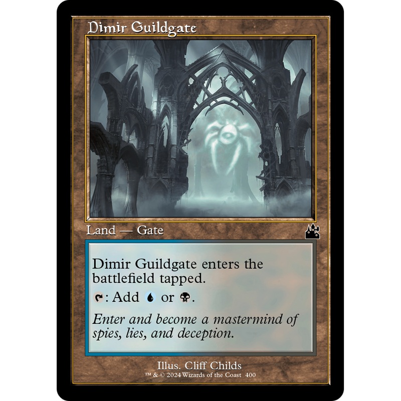 Dimir Guildgate (RVR-400) - Ravnica Remastered