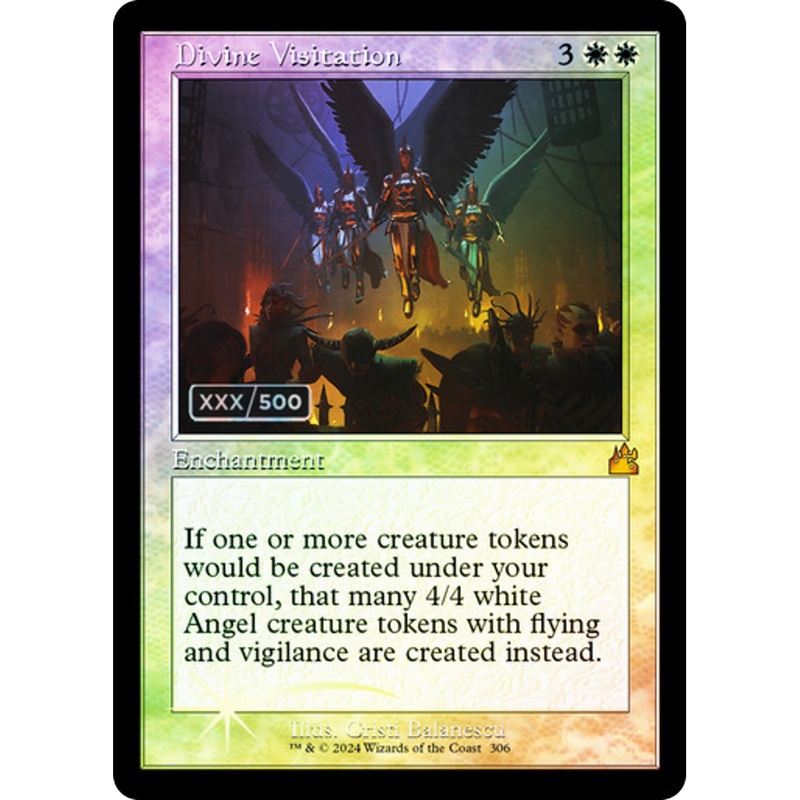 Divine Visitation (RVR-306Z) - Ravnica Remastered Foil