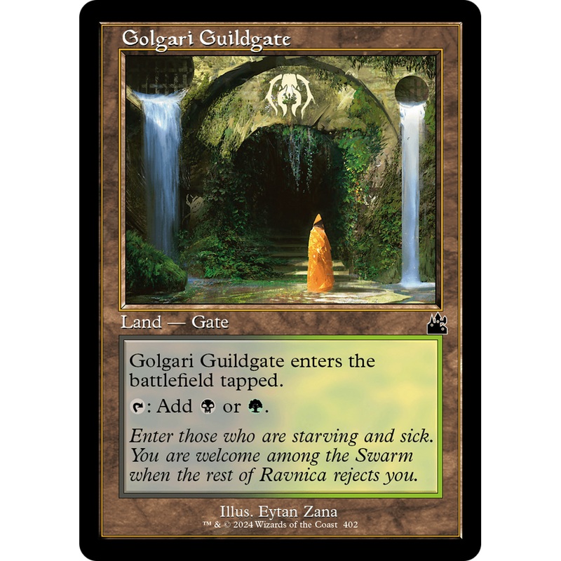 Golgari Guildgate (RVR-402) - Ravnica Remastered Foil
