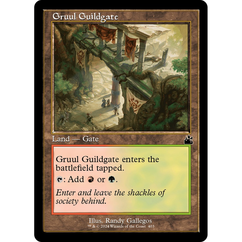 Gruul Guildgate (RVR-403) - Ravnica Remastered Foil