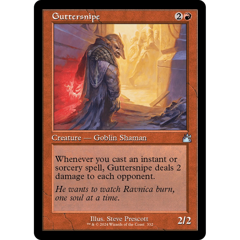 Guttersnipe (RVR-332) - Ravnica Remastered Foil