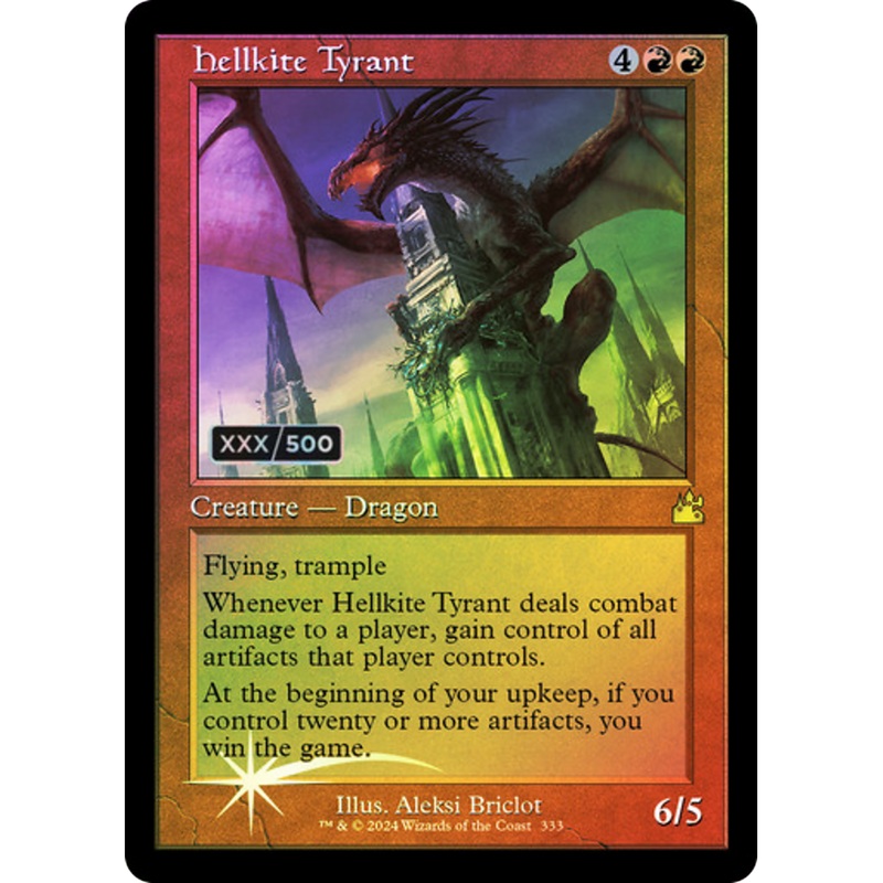 Hellkite Tyrant (RVR-333Z) - Ravnica Remastered Foil