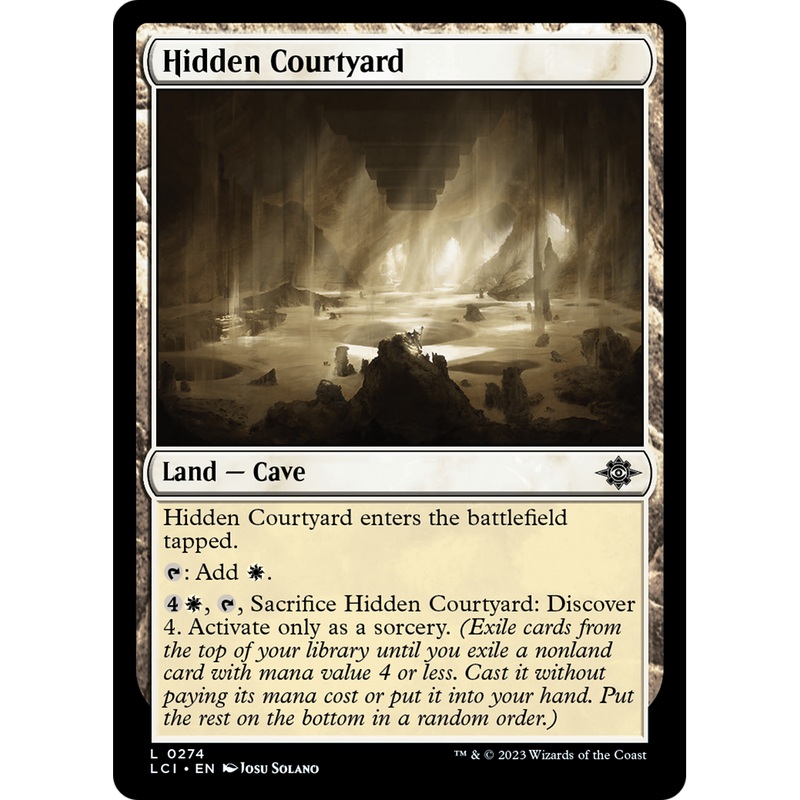 Hidden Courtyard (LCI-274) - The Lost Caverns of Ixalan