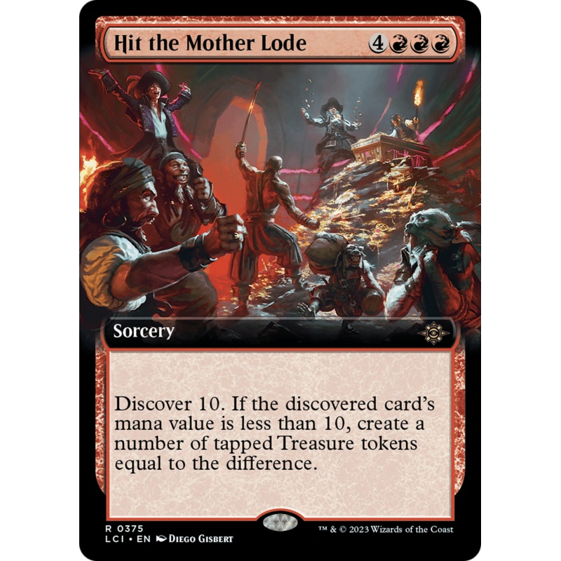 Hit the Mother Lode (LCI-375) - The Lost Caverns of Ixalan: (Extended Art) Foil