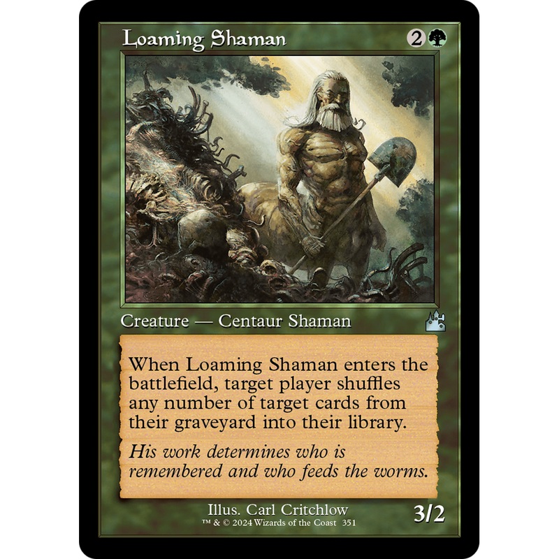 Loaming Shaman (RVR-351) - Ravnica Remastered Foil