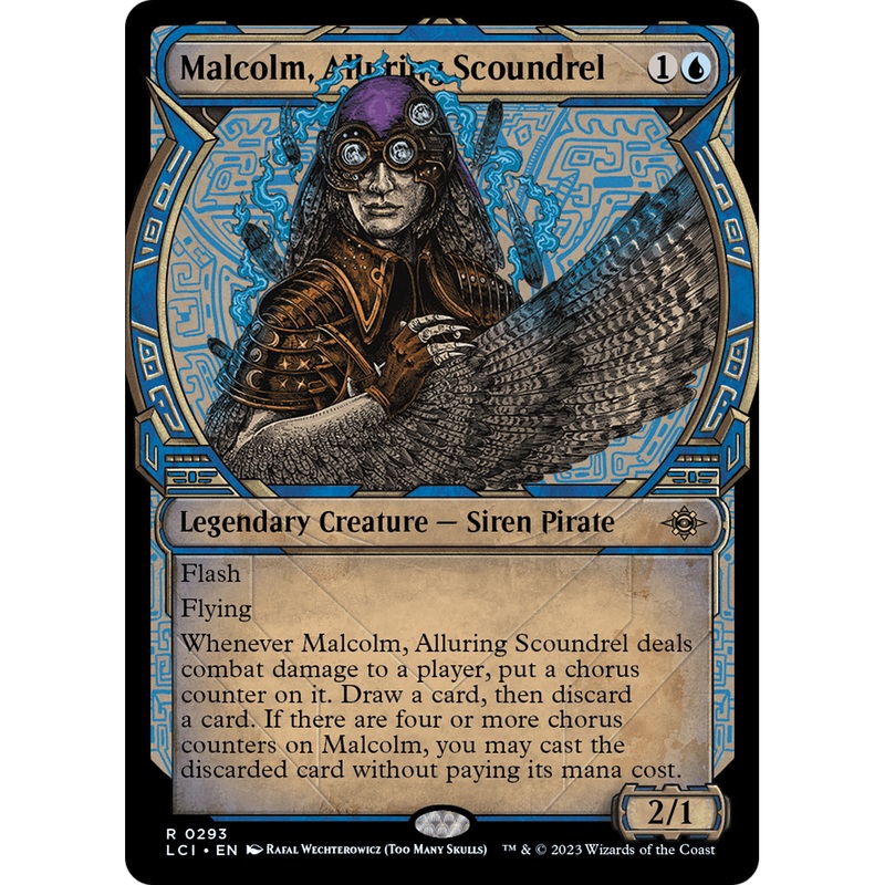 Malcolm, Alluring Scoundrel (LCI-293) - The Lost Caverns of Ixalan: (Showcase)