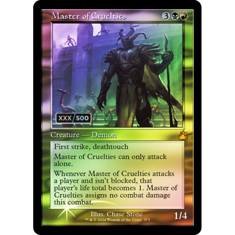 Master of Cruelties (RVR-373Z) - Ravnica Remastered Foil