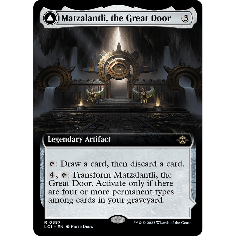 Matzalantli, the Great Door // The Core (LCI-387) - The Lost Caverns of Ixalan: (Extended Art) Foil