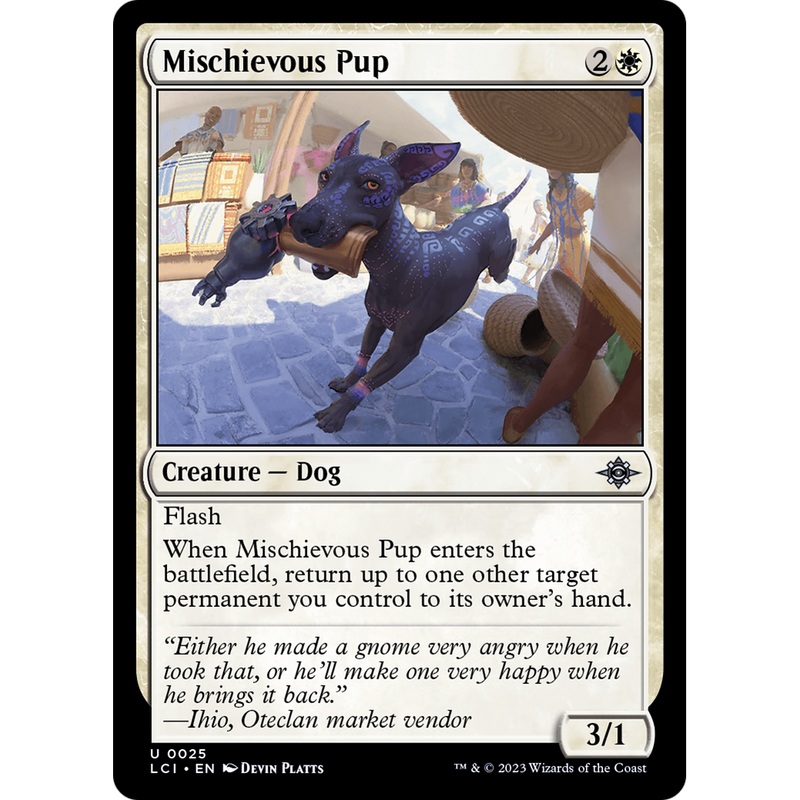 Mischievous Pup (LCI-025) - The Lost Caverns of Ixalan