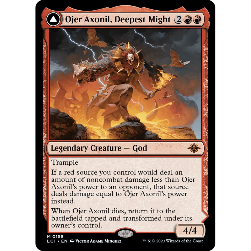 Ojer Axonil, Deepest Might // Temple of Power (LCI-158) - The Lost Caverns of Ixalan Foil