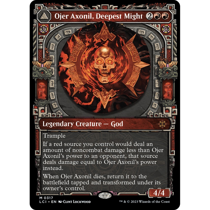 Ojer Axonil, Deepest Might // Temple of Power (LCI-317) - The Lost Caverns of Ixalan: (Showcase)