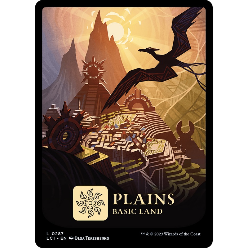 Plains (LCI-287) - The Lost Caverns of Ixalan Foil