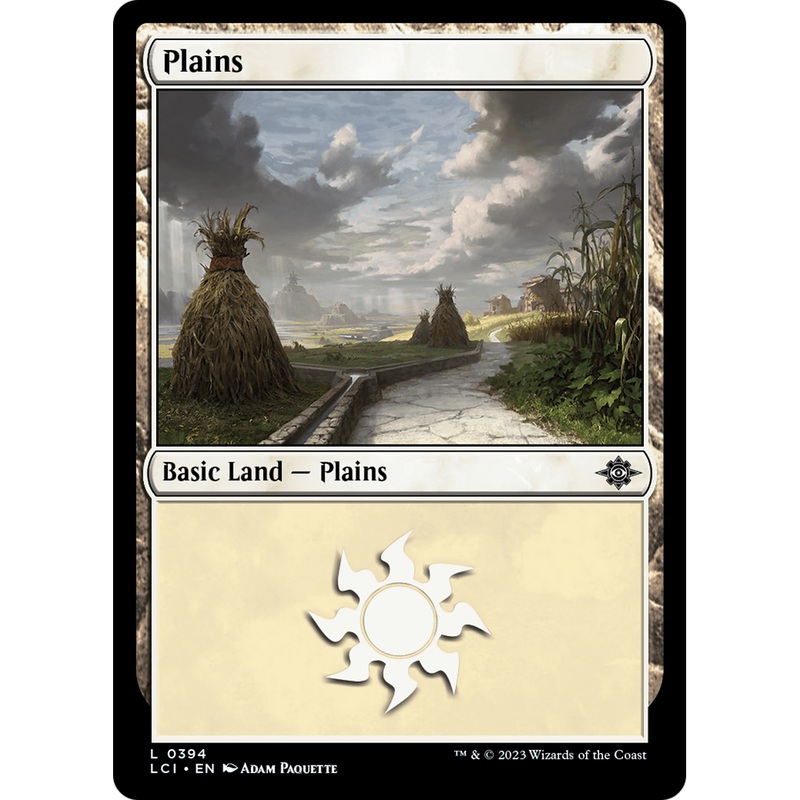 Plains (LCI-394) - The Lost Caverns of Ixalan Foil