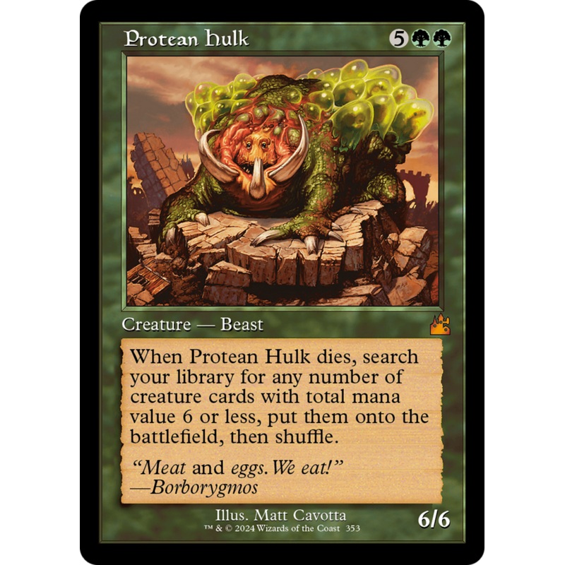 Protean Hulk (RVR-353) - Ravnica Remastered Foil