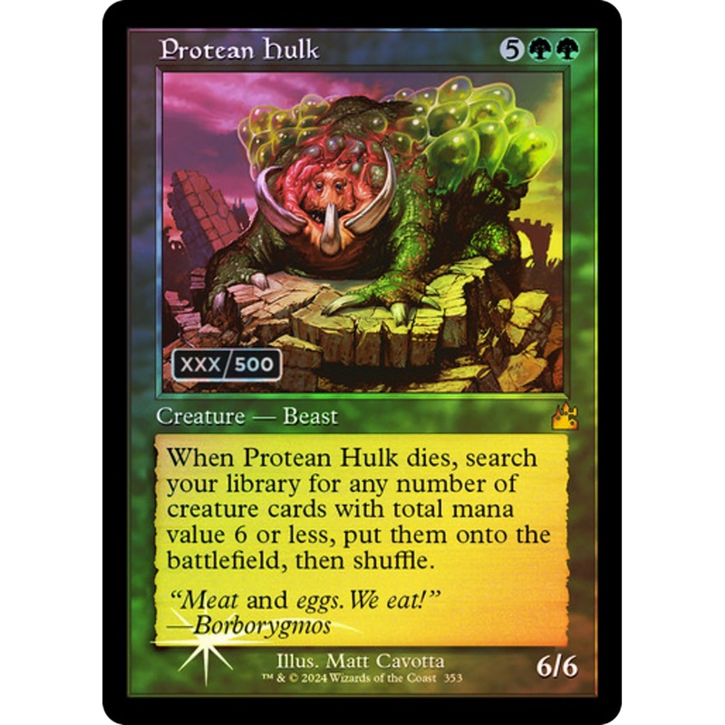 Protean Hulk (RVR-353Z) - Ravnica Remastered Foil