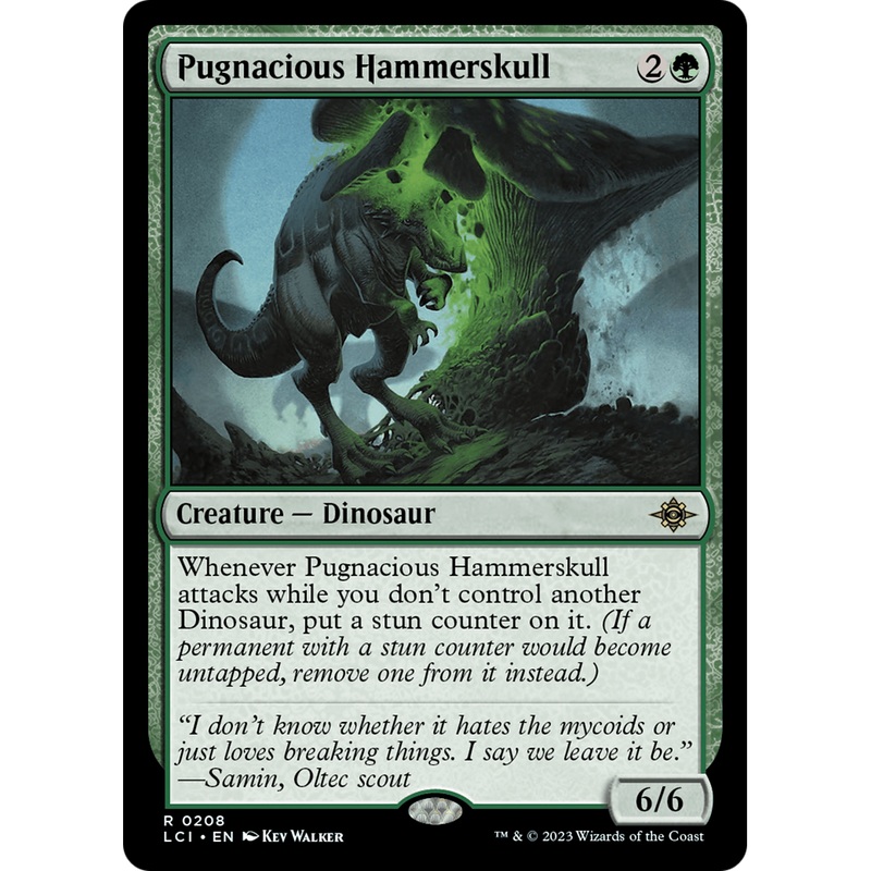 Pugnacious Hammerskull (LCI-208) - The Lost Caverns of Ixalan Foil