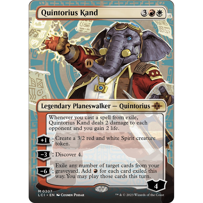 Quintorius Kand (LCI-307) - The Lost Caverns of Ixalan (Borderless) Foil