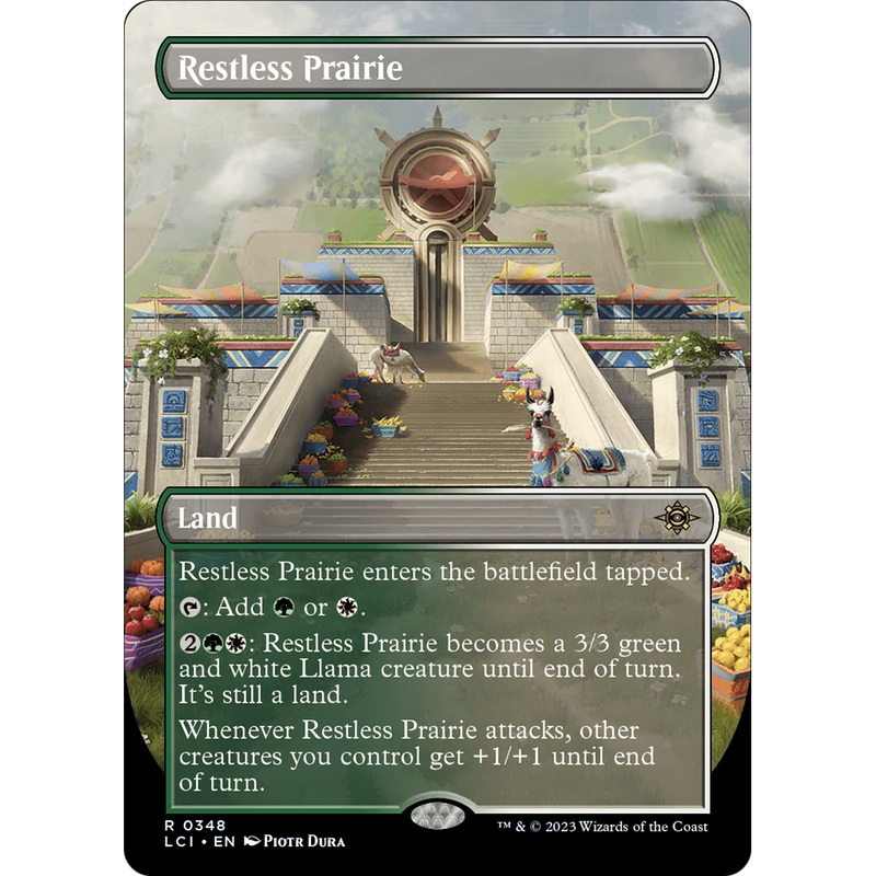 Restless Prairie (LCI-348) - The Lost Caverns of Ixalan (Borderless) Foil