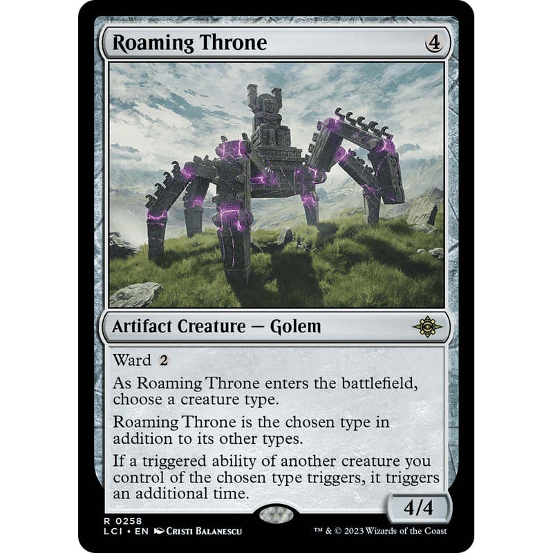 Roaming Throne (LCI-258) - The Lost Caverns of Ixalan Foil