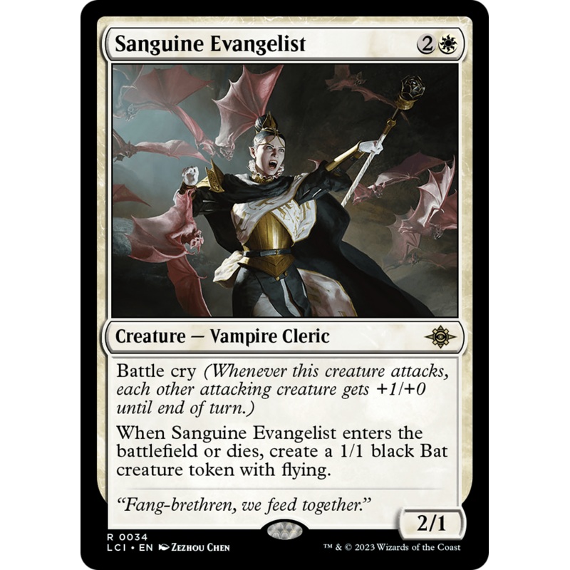 Sanguine Evangelist (LCI-034) - The Lost Caverns of Ixalan Foil