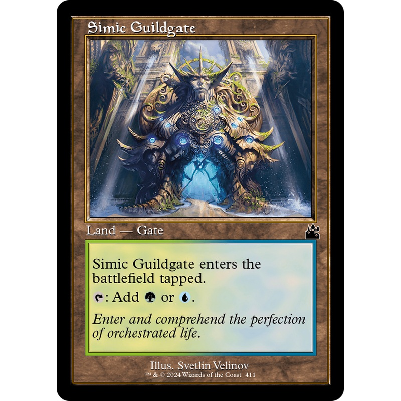 Simic Guildgate (RVR-411) - Ravnica Remastered Foil