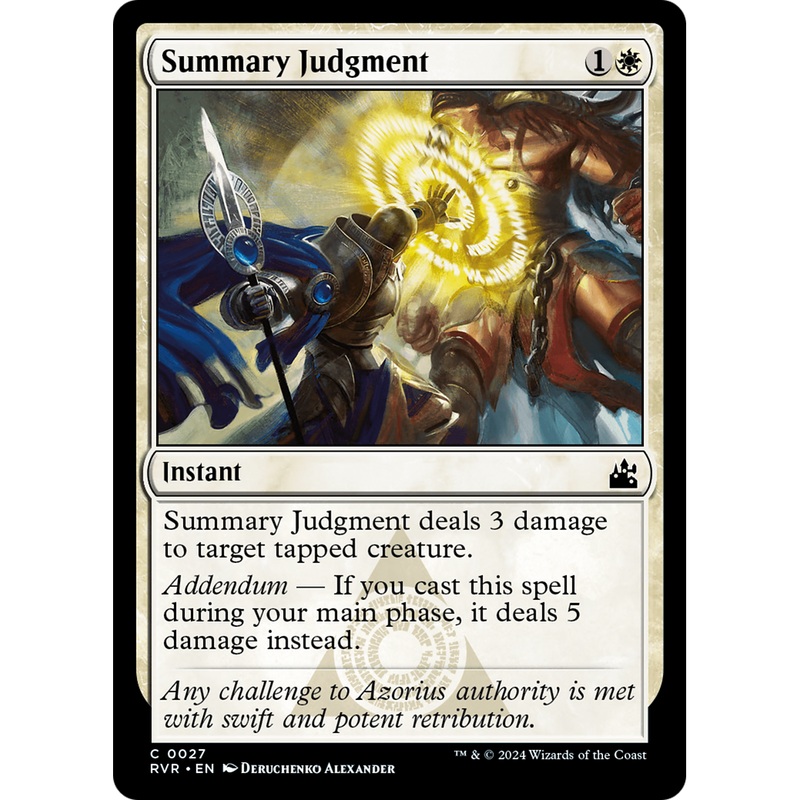Summary Judgment (RVR-027) - Ravnica Remastered