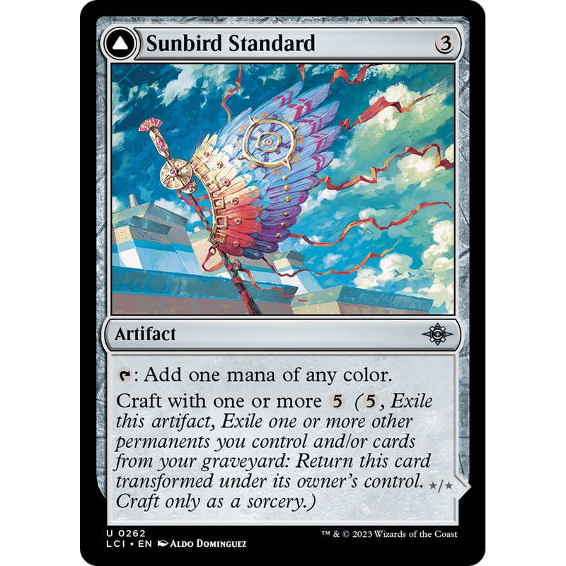 Sunbird Standard // Sunbird Effigy (LCI-262) - The Lost Caverns of Ixalan