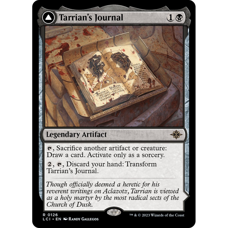 Tarrian's Journal // The Tomb of Aclazotz (LCI-126) - The Lost Caverns of Ixalan Foil
