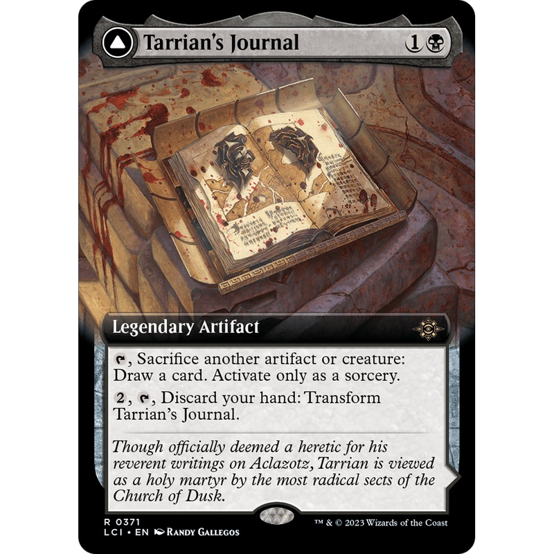 Tarrian's Journal // The Tomb of Aclazotz (LCI-371) - The Lost Caverns of Ixalan: (Extended Art) Foil
