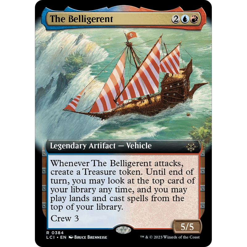 The Belligerent (LCI-384) - The Lost Caverns of Ixalan: (Extended Art) Foil