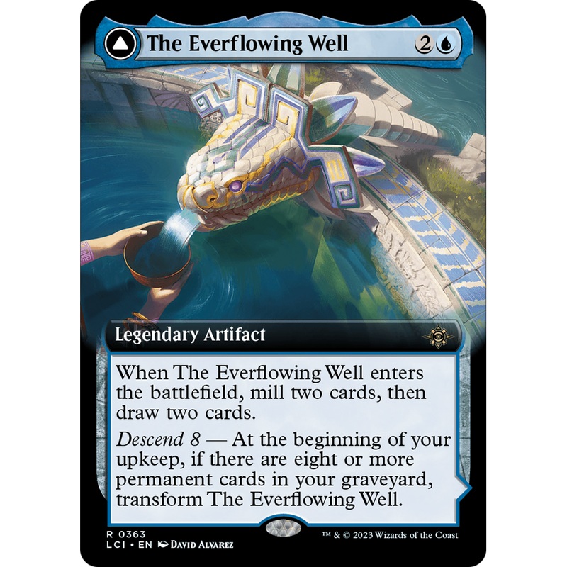 The Everflowing Well // The Myriad Pools (LCI-363) - The Lost Caverns of Ixalan: (Extended Art)