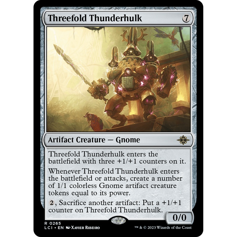 Threefold Thunderhulk (LCI-265) - The Lost Caverns of Ixalan