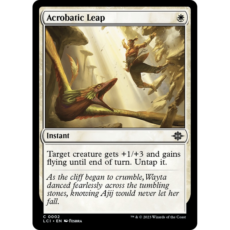 Acrobatic Leap (LCI-002) - The Lost Caverns of Ixalan