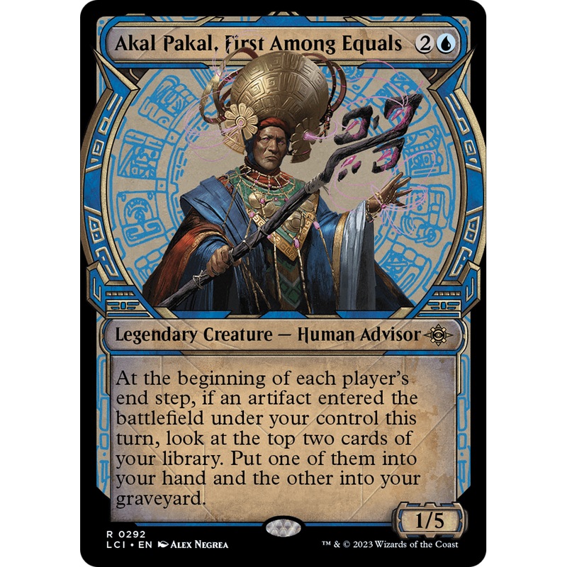 Akal Pakal, First Among Equals (LCI-292) - The Lost Caverns of Ixalan: (Showcase) Foil