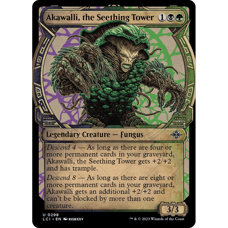 Akawalli, the Seething Tower (LCI-298) - The Lost Caverns of Ixalan: (Showcase) Foil