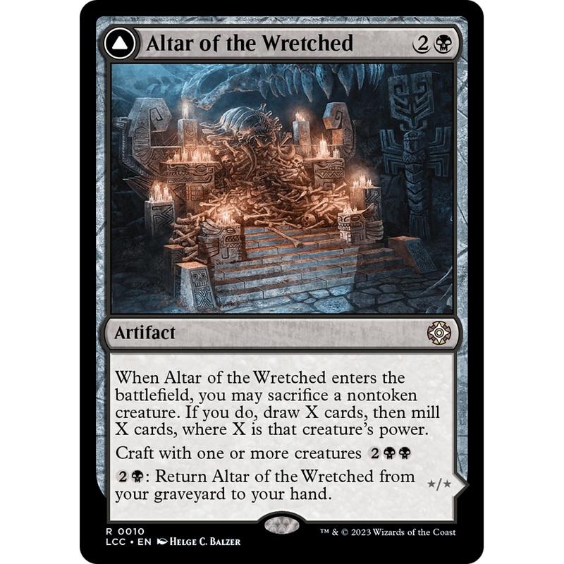 Altar of the Wretched // Wretched Bonemass (LCC-010) - The Lost Caverns of Ixalan Commander
