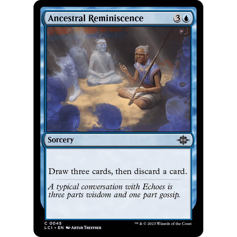 Ancestral Reminiscence (LCI-045) - The Lost Caverns of Ixalan Foil