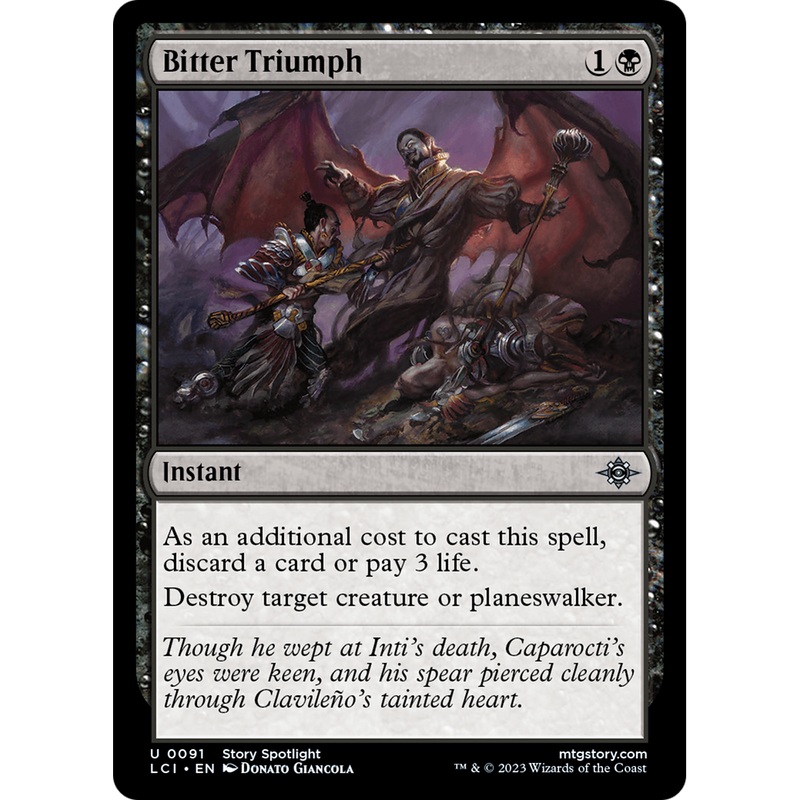 Bitter Triumph (LCI-091) - The Lost Caverns of Ixalan