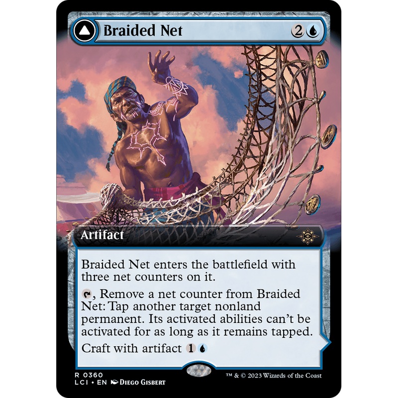 Braided Net // Braided Quipu (LCI-360) - The Lost Caverns of Ixalan: (Extended Art) Foil
