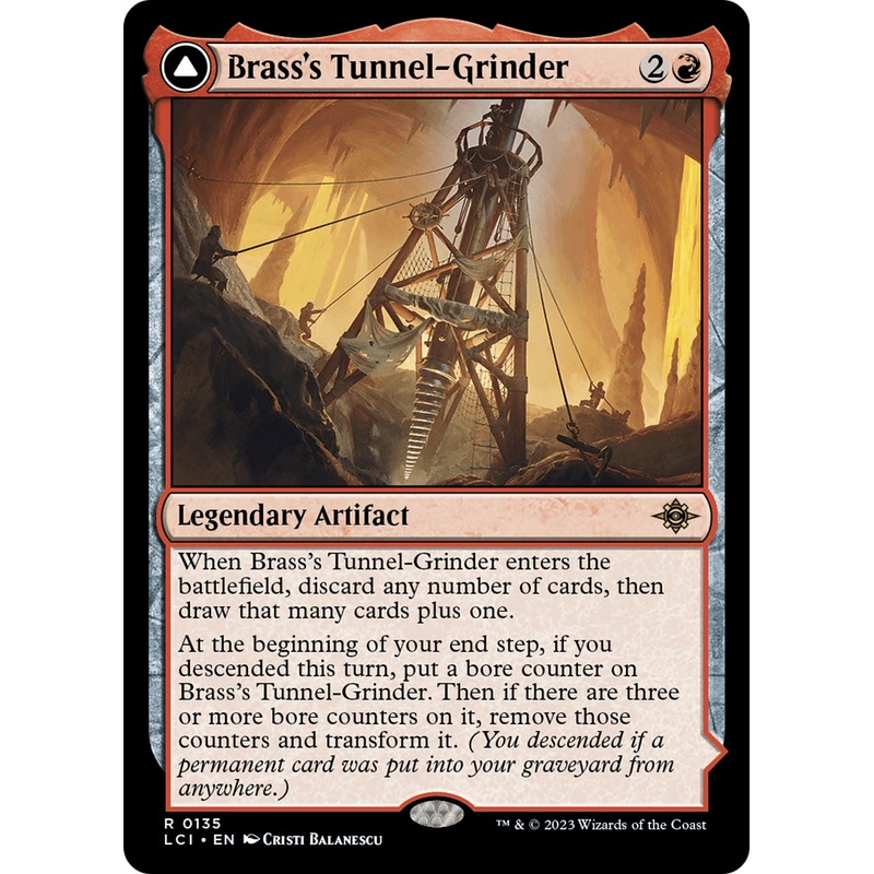 Brass's Tunnel-Grinder // Tecutlan, the Searing Rift (LCI-135) - The Lost Caverns of Ixalan
