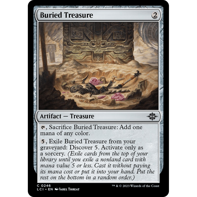 Buried Treasure (LCI-246) - The Lost Caverns of Ixalan Foil