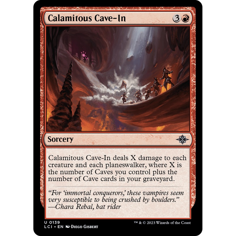 Calamitous Cave-In (LCI-139) - The Lost Caverns of Ixalan