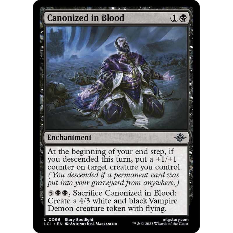 Canonized in Blood (LCI-096) - The Lost Caverns of Ixalan Foil