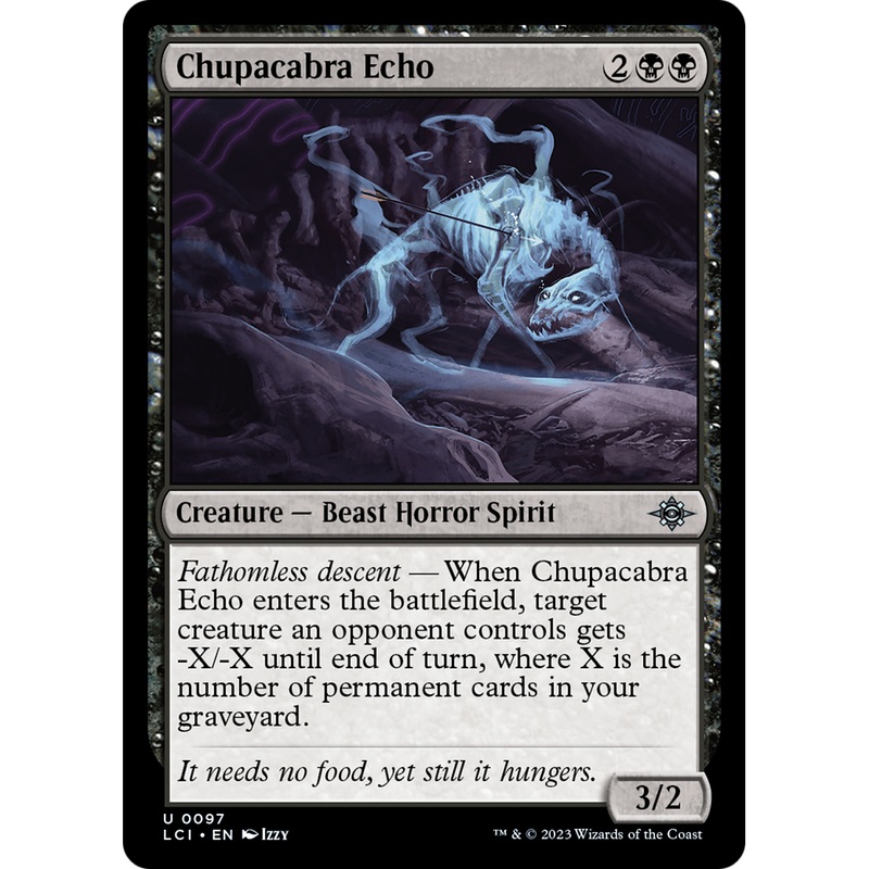 Chupacabra Echo (LCI-097) - The Lost Caverns of Ixalan Foil