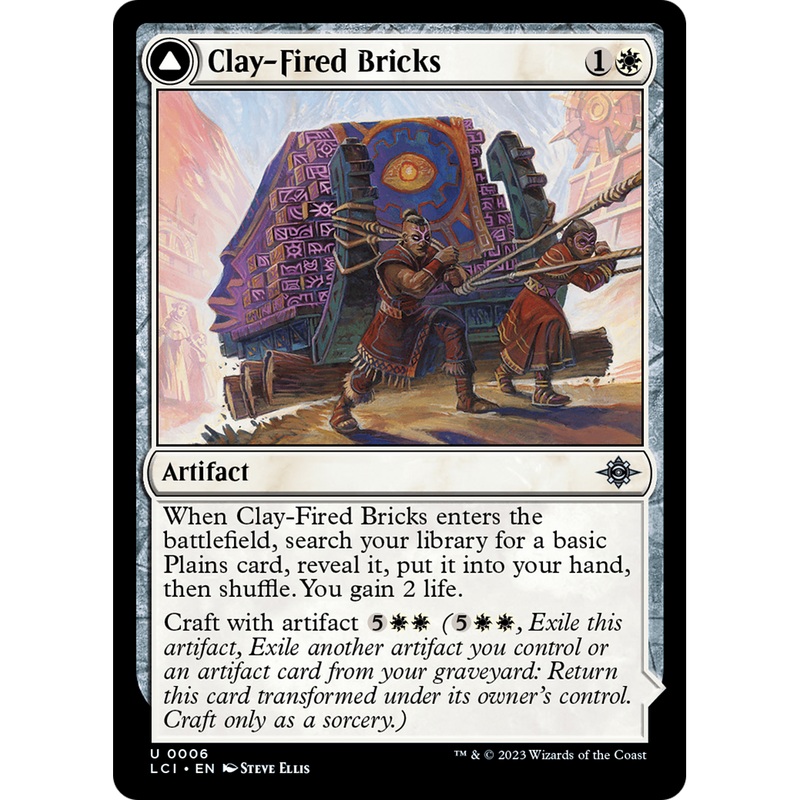 Clay-Fired Bricks // Cosmium Kiln (LCI-006) - The Lost Caverns of Ixalan Foil