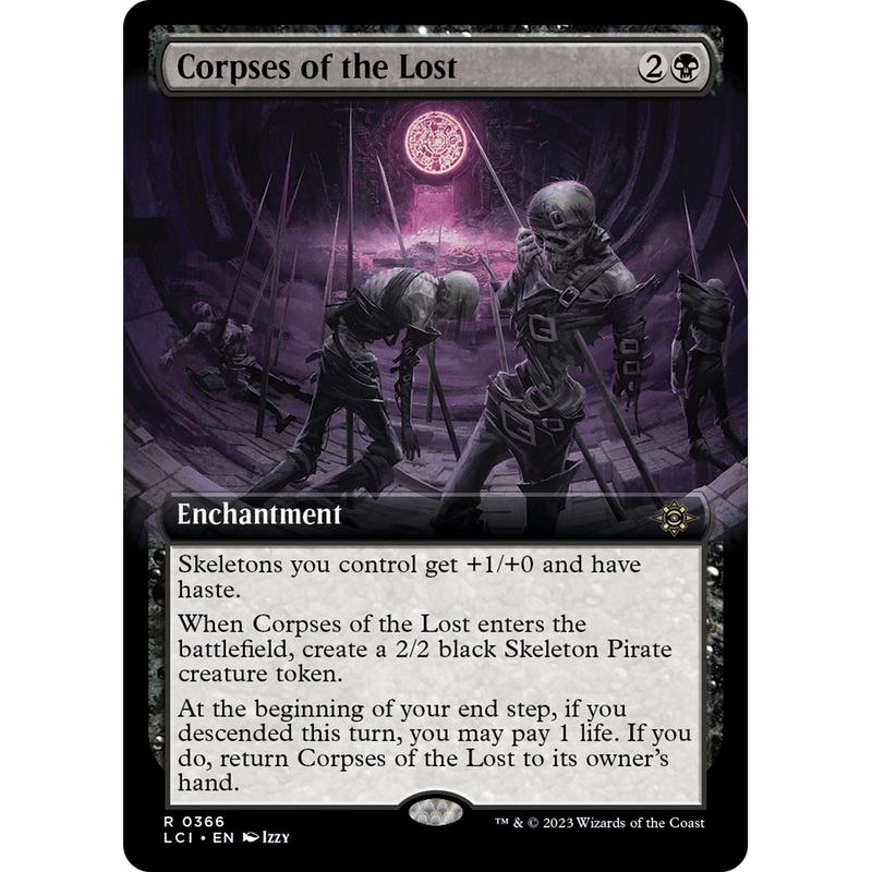 Corpses of the Lost (LCI-366) - The Lost Caverns of Ixalan: (Extended Art)